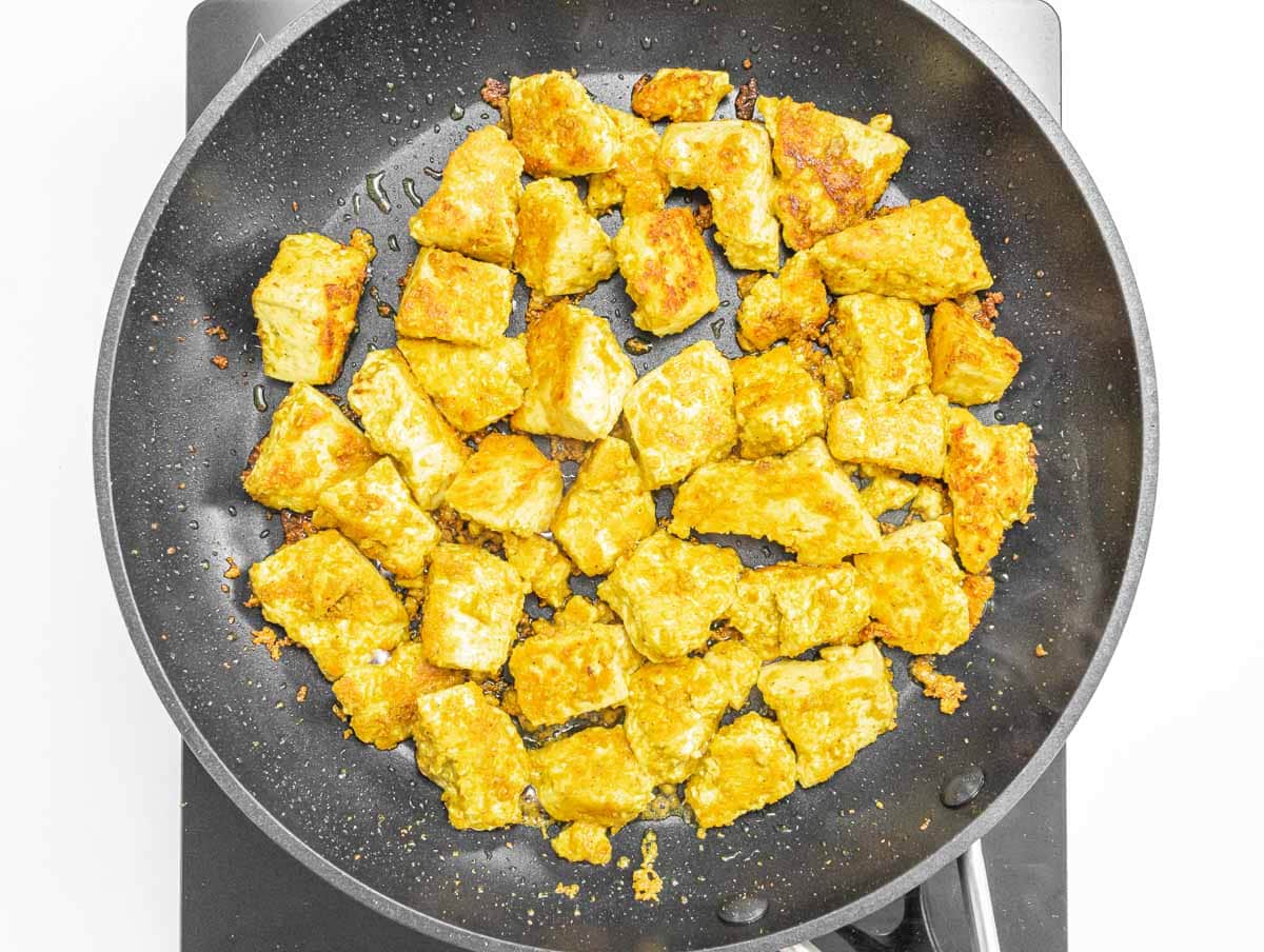 tofu all indiana in padella