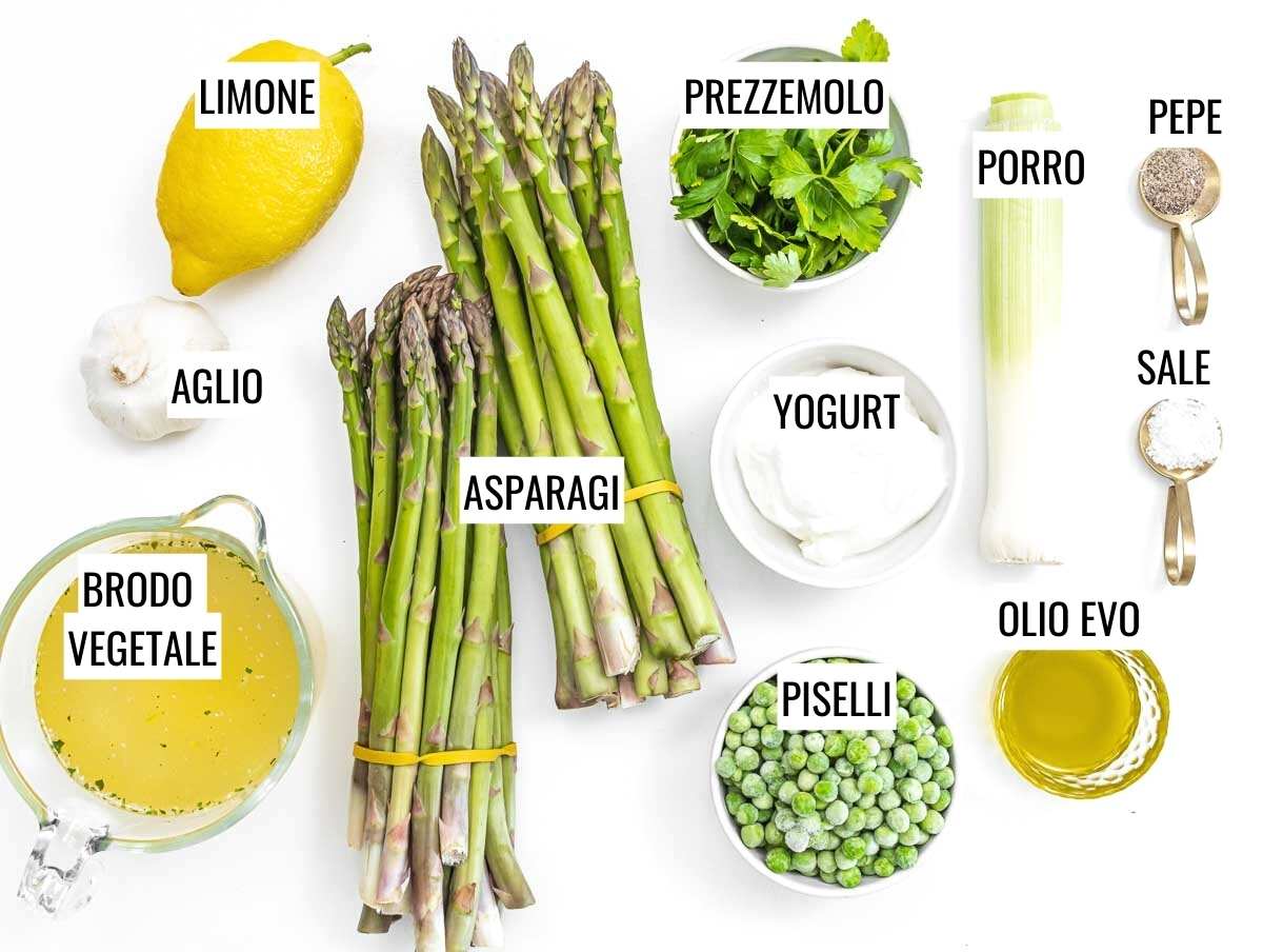 Vellutata asparagi ingredienti